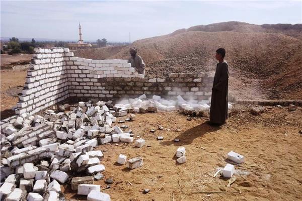 إزالة فورية لـ 6 حالات تعدى بالبصيلية وأسوان