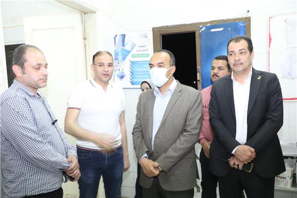 نائب محافظ المنيا يتفقد عددآ من مستشفيات مركزي مطاي 