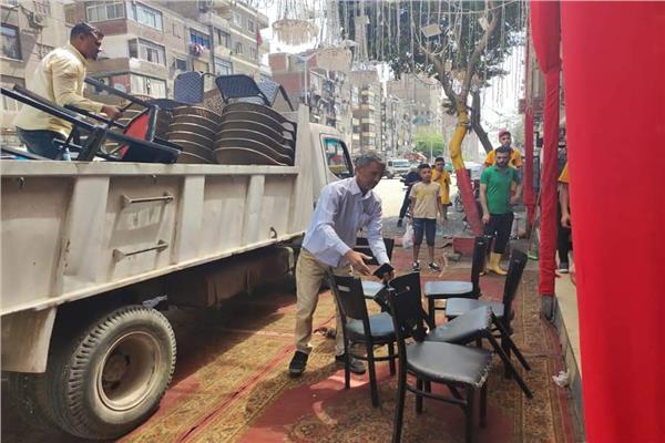  رفع جميع الإشغالات والتعديات