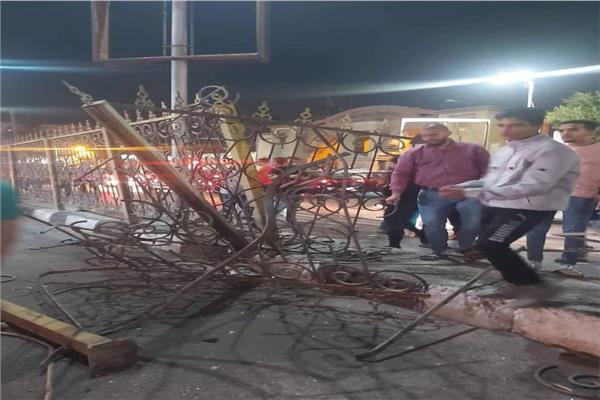 بالصور رئيس حي ثان طنطا بالغربية  السرعات الجنونية لسائقي  السيارات 