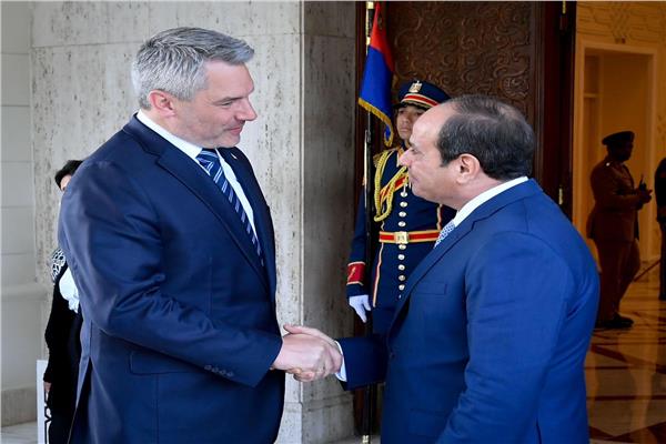 الرئيس السيسي ومستشار النمسا