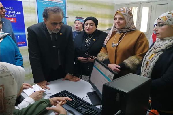  فحص 3612 حالة لمبادرة فحص المقبولين على الزواج بالمنوفية 