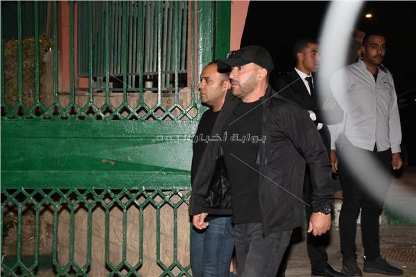 وصول أحمد السقا "عزاء مصطفى درويش"