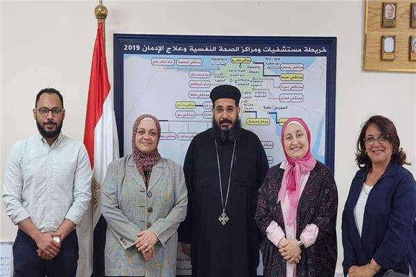  وفد اللجنة المجمعية للصحة النفسية