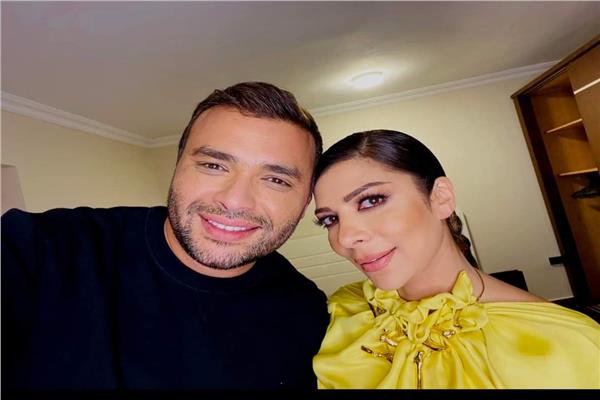 الفنان رامي صبري والفنانة أصالة