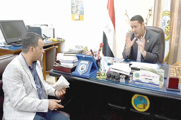 رئيس المعهد القومى للبحوث الفلكية خلال حواره مع «الأخبار»