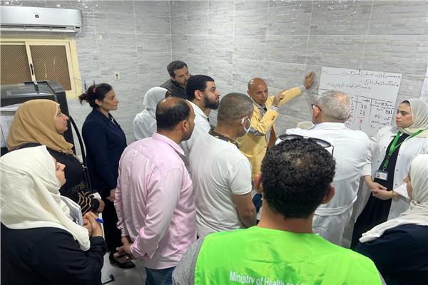 "مسعود" يتفقد الخدمات الطبية بمستشفى أولاد صقر  