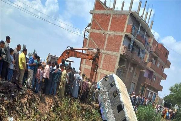 حادث انقلاب اتوبيس حضانة 