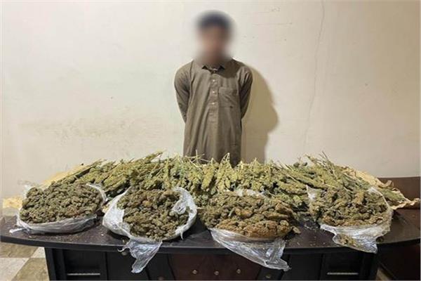 المهم وأمامه المضبوطات