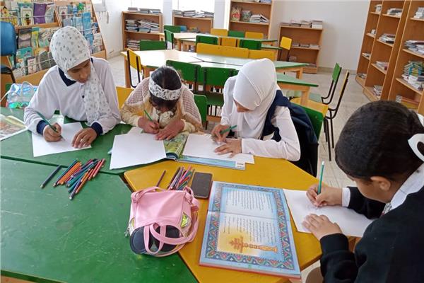 ورشة لتنمية المواهب الصغيرة فى الرسم