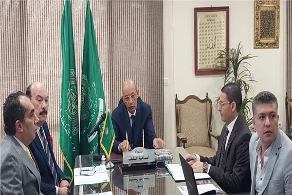 اللواء أسامة خلف خلال فعاليات ورشة العمل