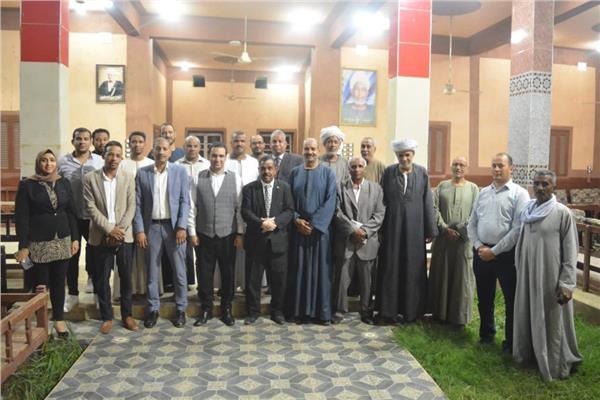 رئيس حزب صوت الشعب خلال جولته بأسوان