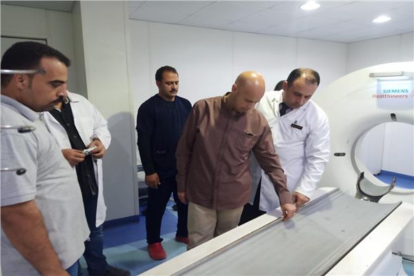 وكيل وزارة الصحة بالشرقية يتفقد الخدمات الطبية بمنيا القمح
