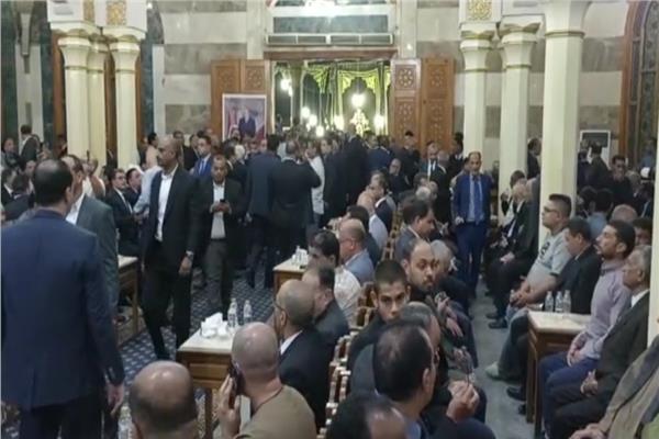 عزاء الكاتب الصحفي محمود بكري من مسجد عمر مكرم