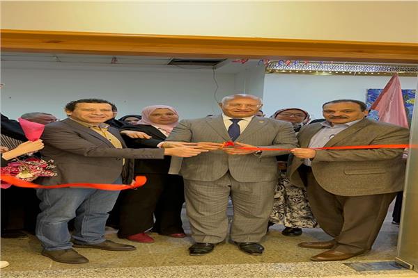 رئيس جامعة بنها يفتتح فعاليات معرض " الملهم" للموهوبين من طلاب الجامعة