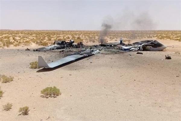 تحطم طائرة مسيرة