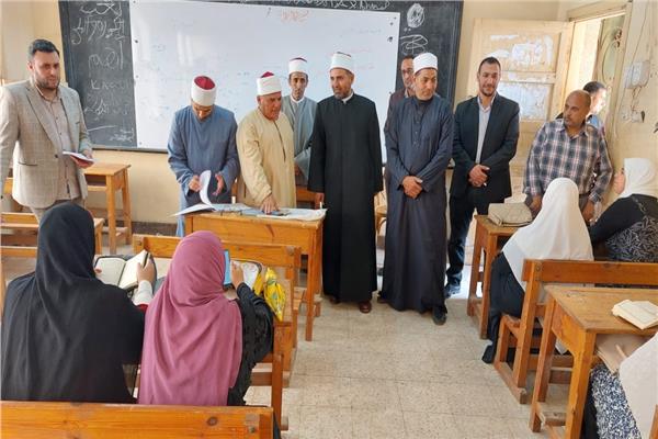 الدكتور هاني عودة، مدير عام الجامع الأزهر أثناء تفقده فرع الرواق الأزهري بالمنوفية