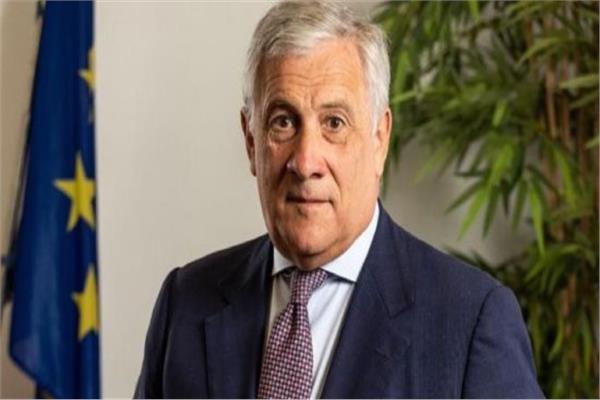 وزير الخارجية والتعاون الدولي الإيطالي أنطونيو تاياني