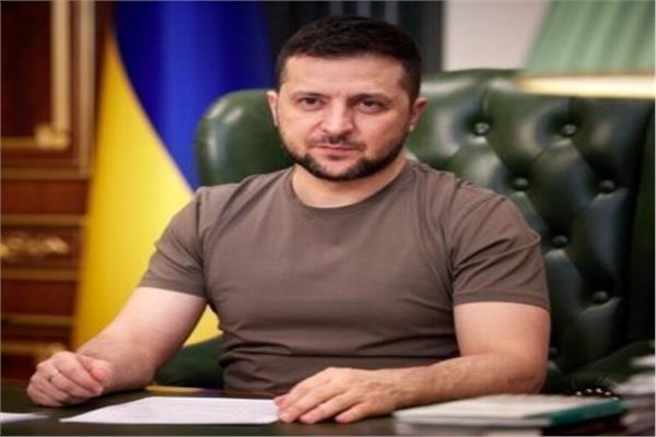 الرئيس الأوكراني فلاديمير زيلينسكي