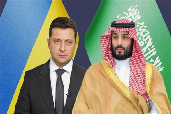  الأمير محمد بن سلمان بن عبدالعزيز وفلاديمير زيلينسكي