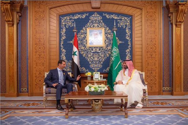 بن سلمان يبحث مع الأسد تعزيز العلاقات بين السعودية وسوريا