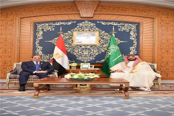 الرئيس السيسي والأمير محمد بن سلمان بن عبد العزيز