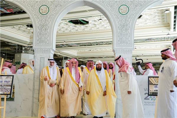 السديس يفتتح التوسعة الجديد بالمسجد الحرام