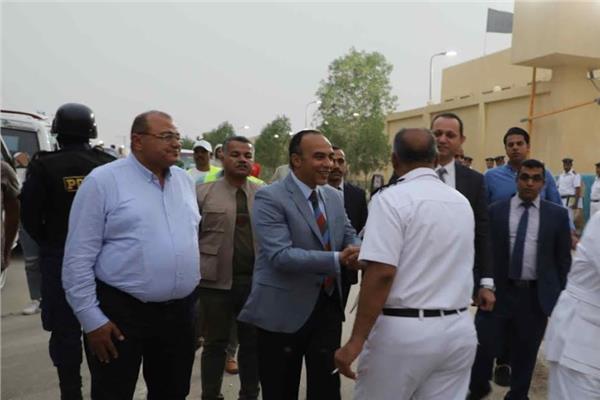 نائب محافظ المنيا يتفقد دير جبل الطير