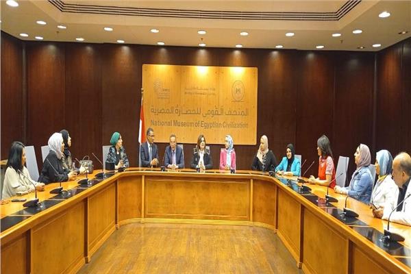 وزيرة الدولة للهجرة في متحف الحضارة 