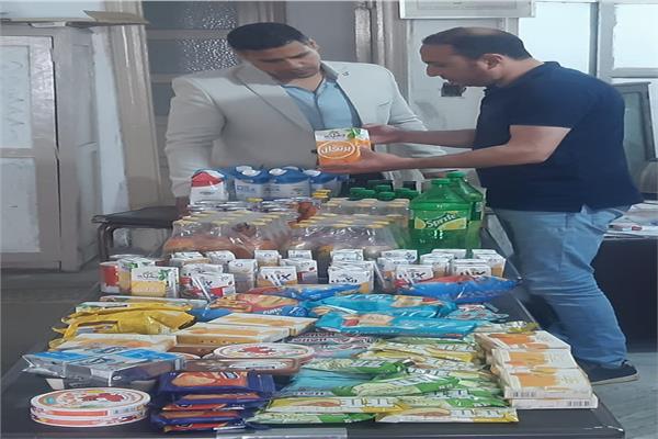  ضبط عصائر و منتجات ألبان منتهية الصلاحية