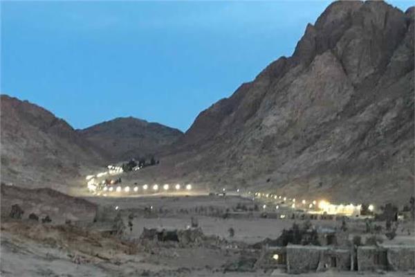 موقع التجلى الأعظم فوق أرض السلام بمدينة سانت كاترين