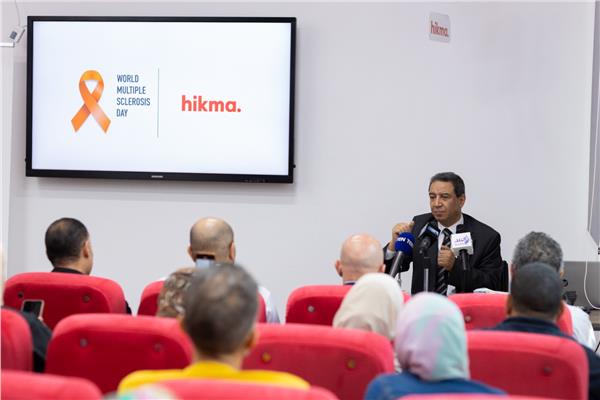 جانب من الندوة الصحفية للتوعية بمرض التصلب اللويحي المتعدد