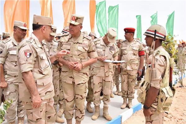 رئيس أركان حرب القوات المسلحة يشهد المشروع التكتيكي رعد
