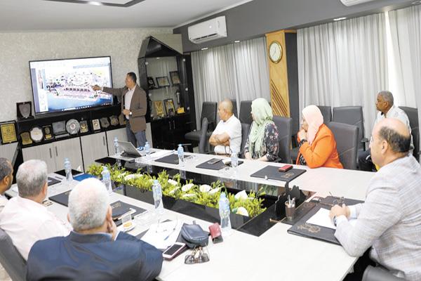 محافظ أسوان يتابع مشروع تطوير الكورنيش