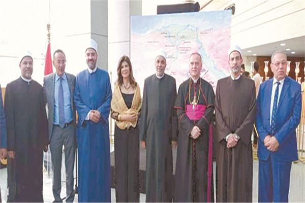 العائلة المقدسة في زيارة لمتحف الحضارة
