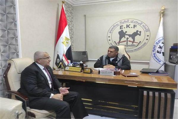 زيارة سفير دولة أذربيجان لمقر الاتحاد المصري للكيك بوكسينج