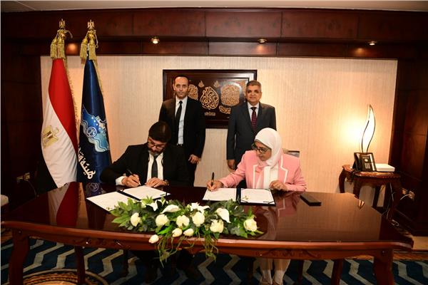 الفريق أسامة ربيع يشهد توقيع مذكرة تفاهم مع شركة أنكوراج 