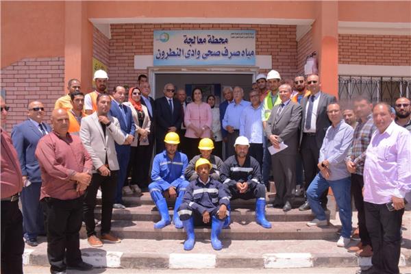 نائب محافظ البحيرة تشهد مراسم توقيع عقد حق إنتفاع مشروع إقامة غابة شجرية بوادى النطرون