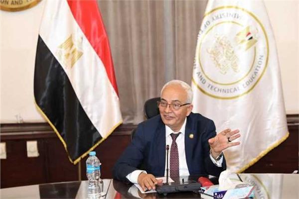 الدكتور رضا حجازى وزير التربية والتعليم والتعليم الفني