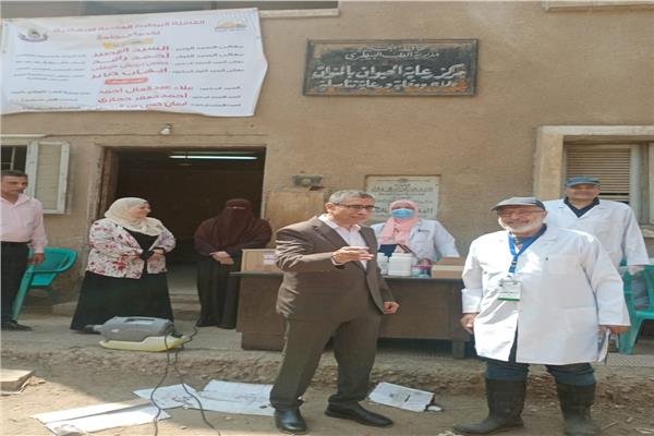 قافلة بيطرية مجانية بالجيزة