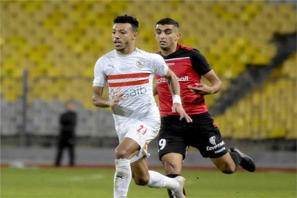 لاعب الزمالك  "اسلام جابر"