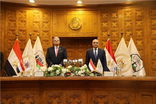  المستشار عمر مروان والمستشار عدلي جاد