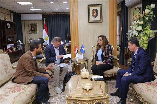 محافظ دمياط تستقبل استشارى وزارة الدولة للشئون الاقتصادية السويسرية