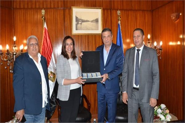 نائب محافظ البحيرة ورئيس البنك الزراعى