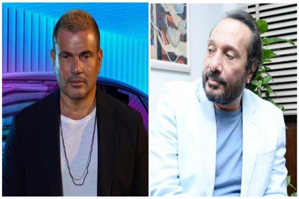  علي الحجار وعمرو دياب