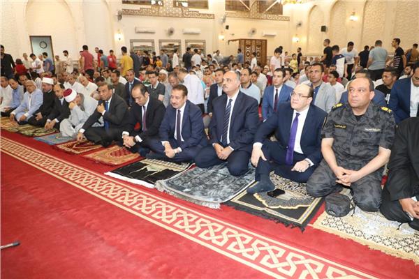 اللواء إبراهيم أبو ليمون محافظ المنوفية شعائر صلاة عيد الأضحي المبارك