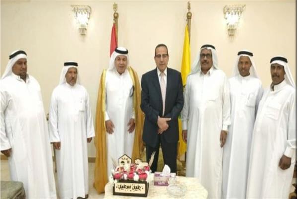 مشايخ القبائل والقيادات الشعبية يهنئون المحافظ بعيد الأضحى المبارك