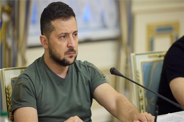  الرئيس الأوكراني فلاديمير زيلينسكي