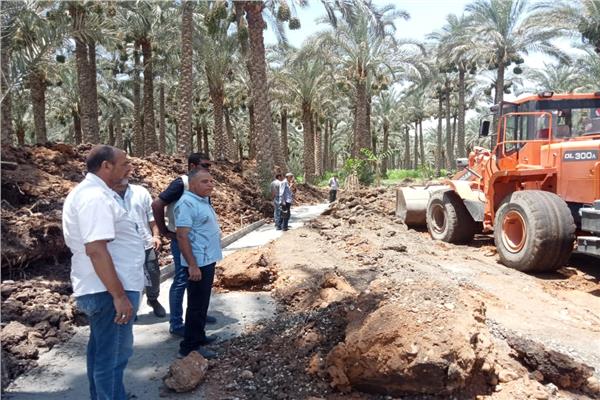 محافظة الجيزة تزيل ١٥ حاله تعدي بالبناء المخالف 