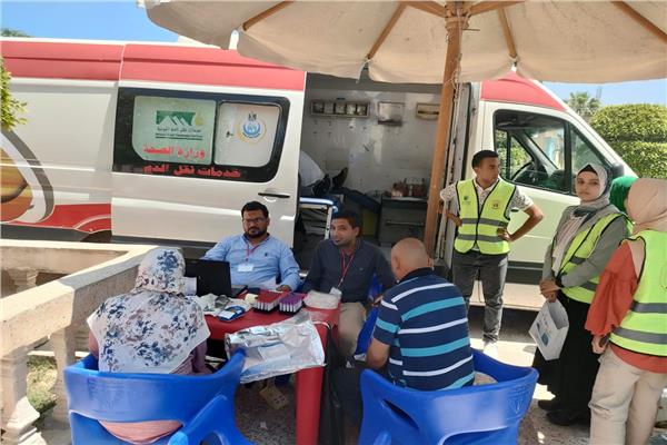  إنطلاق حملة للتبرع بالدم بعدد 6 مراكز شباب وهيئة رياضية بالبحيرة